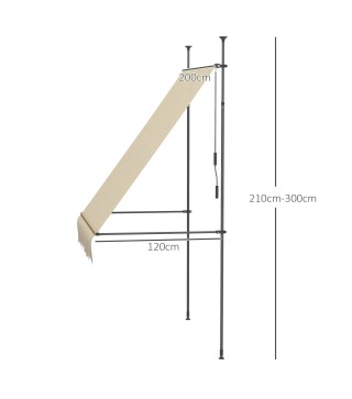 Toldo Manual Retráctil
