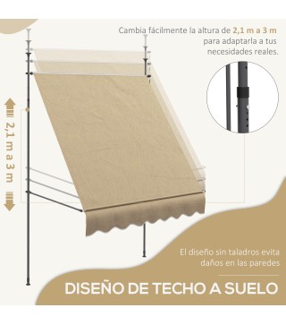 Toldo Manual Retráctil