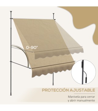 Toldo Manual Retráctil