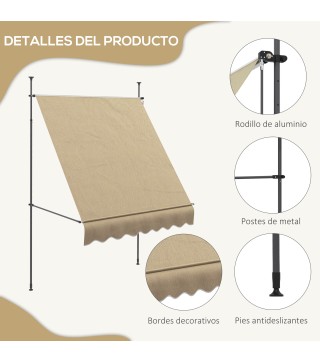 Toldo Manual Retráctil