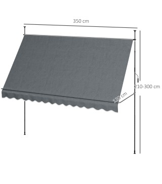 Toldo Manual Retráctil