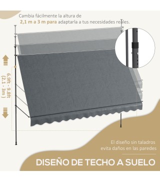 Toldo Manual Retráctil