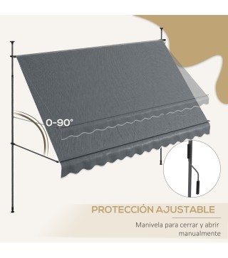 Toldo Manual Retráctil