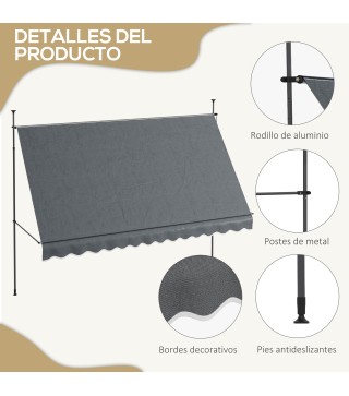 Toldo Manual Retráctil