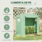 Invernadero de Exterior con Ventanas y Marco de Acero Invernadero para Cultivar Tomates Flores 200x76x168 cm Verde Invernadero de Exterior con Ventanas y Marco de Acero Invernadero para Cultivar Tomates Flores 200x76x168 cm Verde