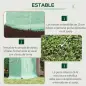 Invernadero de Exterior con Ventanas y Marco de Acero Invernadero para Cultivar Tomates Flores 200x76x168 cm Verde Invernadero de Exterior con Ventanas y Marco de Acero Invernadero para Cultivar Tomates Flores 200x76x168 cm Verde