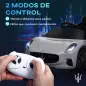 Coche Eléctrico Infantil Maserati Gran Turismo Folgore con Batería 12V Mando a Distancia Faros Bocina Música MP3 Gris