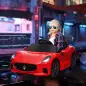 Coche Eléctrico Infantil Maserati Gran Turismo Folgore con Batería 12V Mando a Distancia Faros Bocina y Música MP3 Rojo
