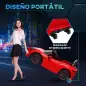 Coche Eléctrico Infantil Maserati Gran Turismo Folgore con Batería 12V Mando a Distancia Faros Bocina y Música MP3 Rojo