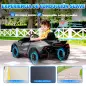 Coche Eléctrico para Niños Lamborghini Autentica con Batería 12V Mando a Distancia Faros Bocina Arranque Suave y Música MP3 Gris