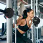 Juego de Discos Pesas de 4 Piezas 2x5 kg 2x2,5 kg con Orificios de 2,5 cm para Entrenamiento Fitness en Hogar Negro