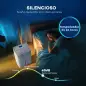 Deshumidificador 35L/día Depósito de Agua 5,5L Pantalla LED Temporizador 24 H Bloqueo Infantil hasta 40-100㎡ Blanco