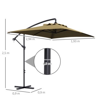 Parasol Excéntrico