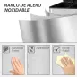 Papelera Cocina de Acero Inoxidable con 3 Compartimentos 3x10L con Pedales Tapas de Cierre Suave y Cubo Extraíble Plata