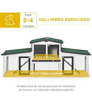 Conejera para Exterior