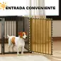 Parque para Perros de 8 Paneles 60x76 cm Corralito para Perros Pequeños y Medianos para Interior y Exterior Negro