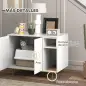 Mueble Arenero Caja de Arena para Gatos con Almohadilla para Rascar y Compartimento de Almacenaje 80x50x61 cm Blanco