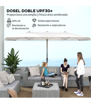 Sombrilla Doble