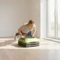 Step para Fitness Stepper Antideslizante con Altura Ajustable de 10/15/20/25/30 cm Carga 150 kg Verde