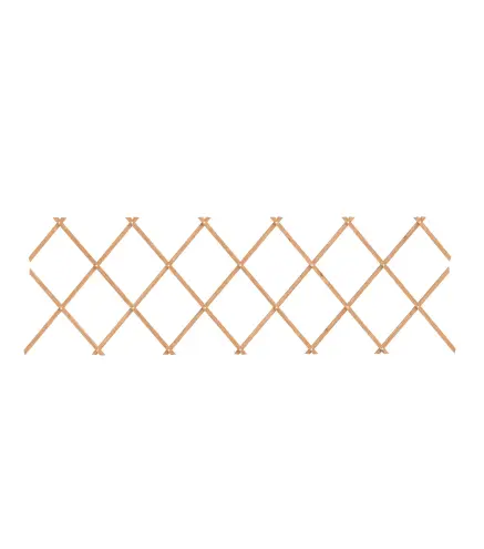 Enrejado de Jardín de Madera Extensible Soporte para Plantas Trepadoras Rosas y Parra 180x60 cm Marrón Claro