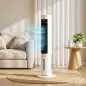 Climatizador Evaporativo 3 en 1 con Depósito de 3 L Oscilación 48° 3 Velocidades 3 Modos Temporizador 12h Blanco