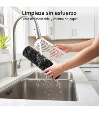 Climatizador Evaporativo 3 en 1 con Depósito de 3 L Oscilación 48° 3 Velocidades 3 Modos Temporizador 12h Blanco