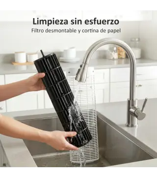 Climatizador Evaporativo de Torre 3 en 1 con Depósito de 9 L Oscilación 48° 3 Velocidades 3 Modos Temporizador Blanco