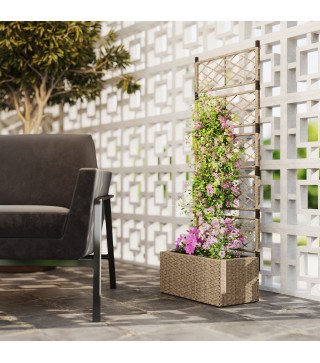 Jardinera de Ratán