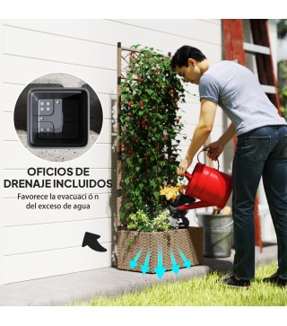 Jardinera de Ratán