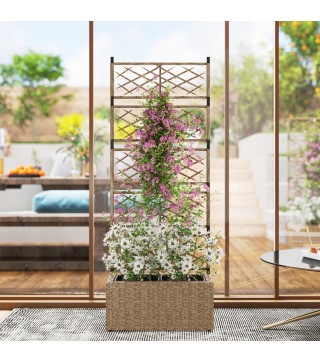Jardinera de Ratán