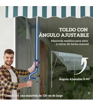 Toldo Manual Retráctil