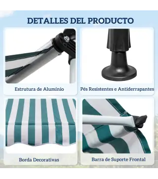 Toldo Manual Retráctil