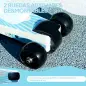 Patinete Eléctrico para Niños de 4 a 7 Años con Luces Ruedas Auxiliares y Freno de Pie Velocidad Máxima de 6 km/h Azul