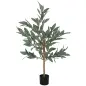 Árbol Artificial de Laurel 120 cm Decoración para Hogar Oficina Balcón Dormitorio Verde
