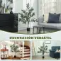Árbol Artificial de Laurel 120 cm Decoración para Hogar Oficina Balcón Dormitorio Verde