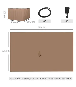 Laterales para Carpa