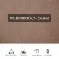 4 Paredes Laterales para Cenador 3x2 m con Ganchos Cortinas sin Ventanas para Carpa de Jardín Exterior Fiesta Marrón
