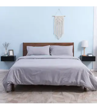 Set de 2 Mesitas de Noche Flotantes con 1 Cajón Diseño Montado en la Pared Estilo Moderno 40x30x15 cm Negro