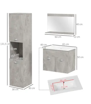 Conjunto de Muebles de Baño