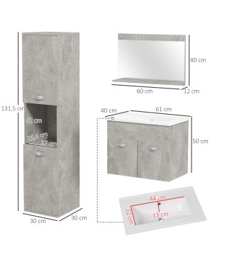 Conjunto de Muebles de Baño