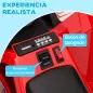 Quad Eléctrico para Niños con Remolque Coche Eléctrico Cuatrimoto para Niños de 18-36 Meses 106x41,5x48,5 cm Rojo
