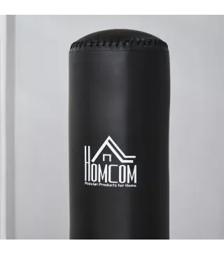 Saco de Boxeo de Pie para Adultos 170cm Altura Ajustable en 3 Niveles Punching Ball con Base Negro