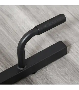 3-en-1 Máquina Equipo de Sentadilla para Ejercicios Abdominales Tablero Supino Multifuncional Ayuda en Cuclillas Equipo Negro