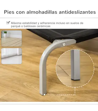 Cama Elevada para Perros Gatos Transpirable Cama para Mascotas 90x65x20 cm para Dormir Relajar con Marco de Acero para Interior