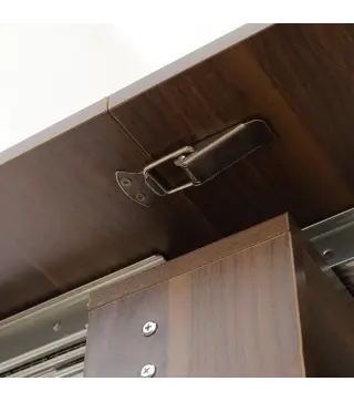 Mesa de Comedor Extensible para 4-6 Personas Mesa Auxiliar Multifuncional para Estudio Cocina 180x85x75 cm Marrón