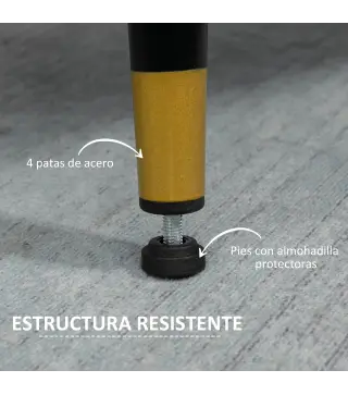 Sofá de Salón de 2 Plazas Moderno con 4 Cojines Reposabrazos y Patas de Acero Carga 240 kg 139x68x80 cm Azul