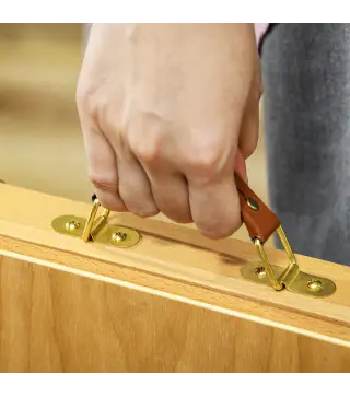 Caballete de Mesa de Madera Caja de Caballete de Pintura Plegable con Cajón y Altura Ajustable 33,5x26x26 cm Natural