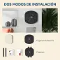 Boxeo Pared Musical con 9 Modos de Velocidad Guantes Conexión Bluetooth Luces LED para Adultos y Niños en Casa Oficina