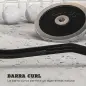 Barra de Pesas de Acero 120 cm Barra Curl EZ con 2 Presillas Carga 100 kg para los Discos de Ø5 cm Negro y Plata