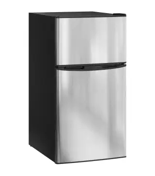 Mini Nevera Silenciosa 88 L Clase E Bajo Encimera Temperatura Regulable 5 Niveles Puerta Reversible Luz Interior Negro